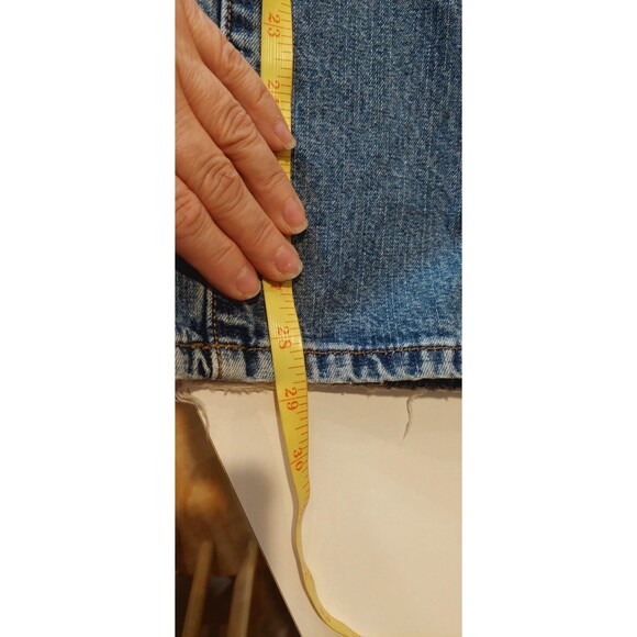 Calvin Klein Women's Size 12 Jeans Bootcut Double Stone Wash Heel Drag - Picture 13 of 13